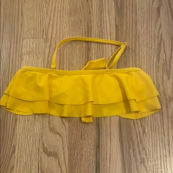 Yellow Ruffle Bikini Set - Picture 3 of 4